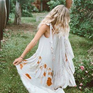 Beautiful Maxi Free People dress, barely worn!